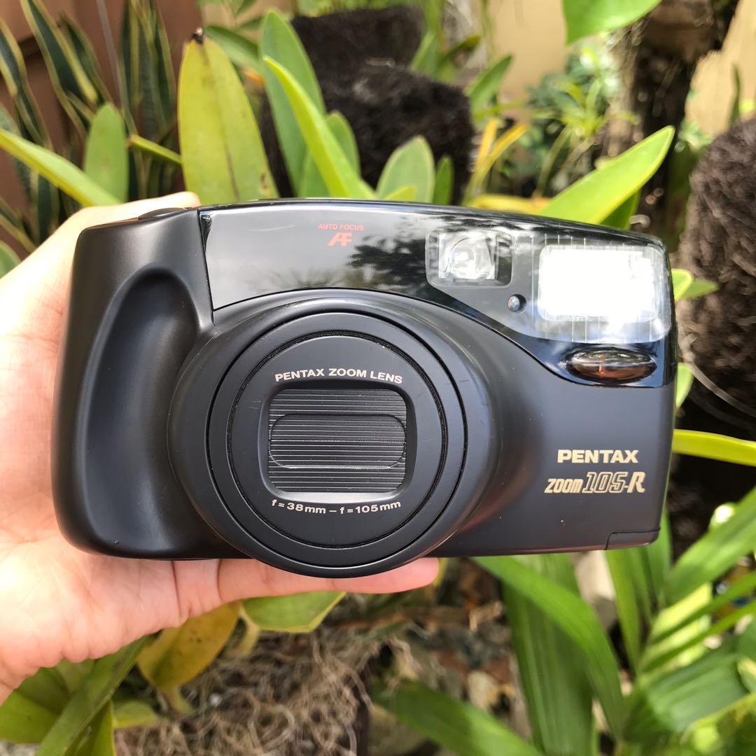 Pentax Zoom 105 R 35 mm Compact Film Camera, Photography, Cameras on