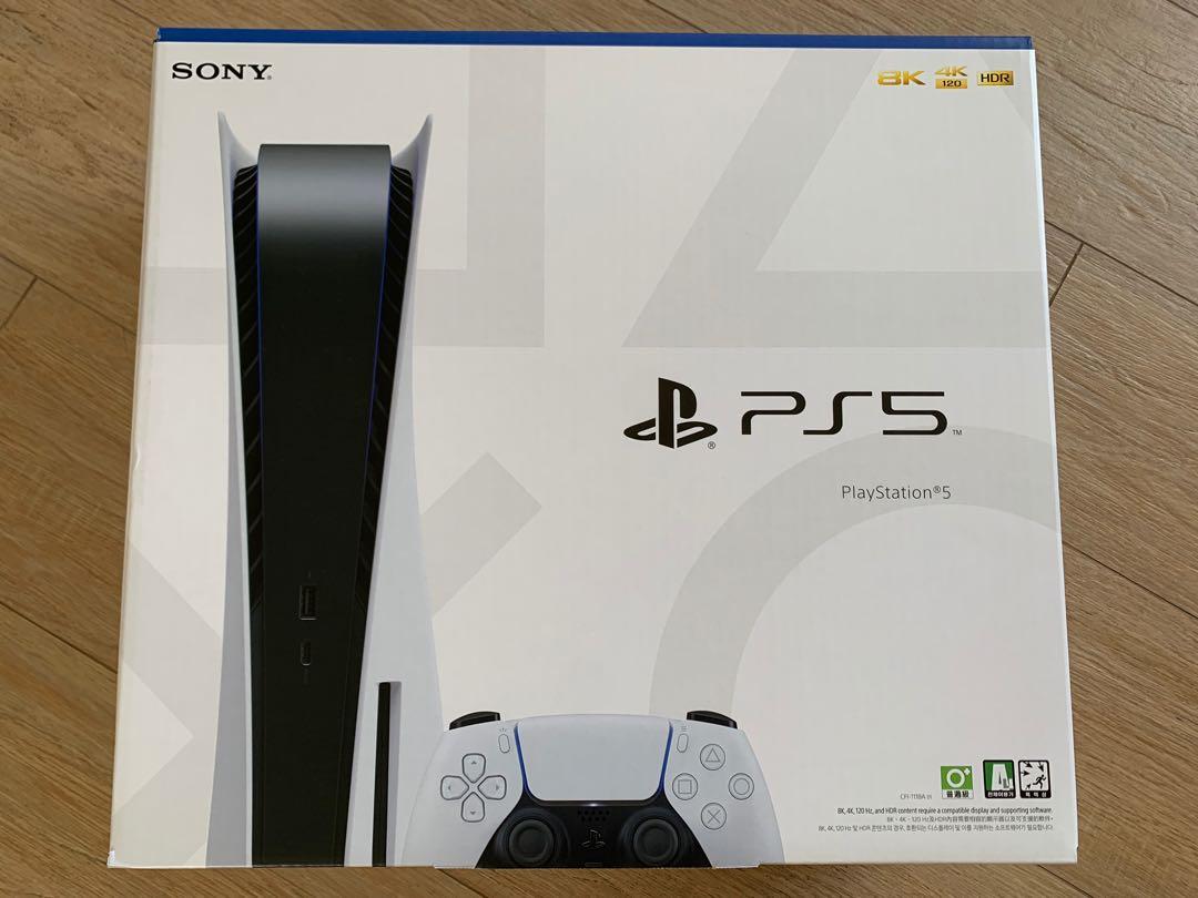 PS5 PlayStation 5 全新未開封光碟版（CFI-1118A01）, 電子遊戲, 電子 