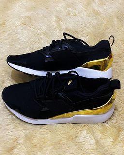 PUMA_Muse X-2 Black White Gold