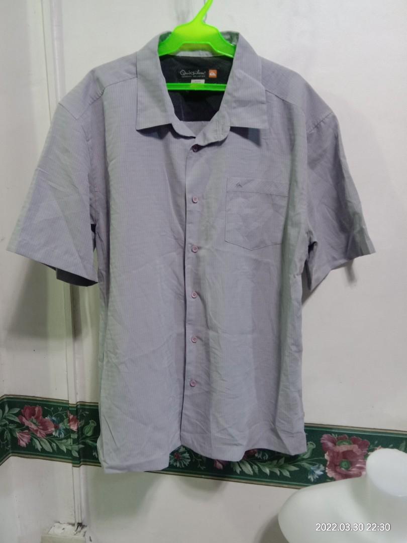 Quiksilver Button Down Polo 24x30 Men S Fashion Tops Sets Formal Shirts On Carousell