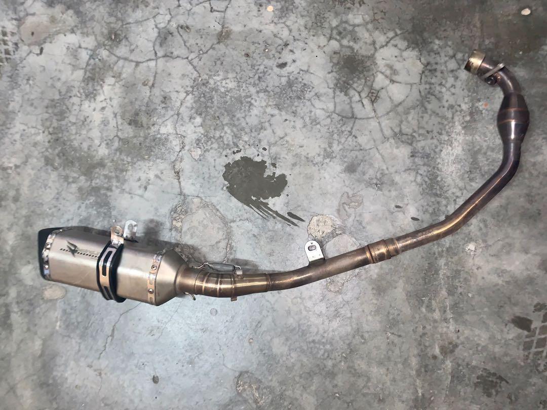 Racingline proformance full system exhaust RS/RSX, Motorbikes on Carousell