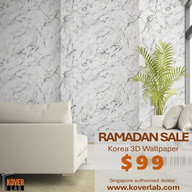 Ramadan Sale] Korea 3D Wallpaper, Furniture & Home Living, Home Decor, Wall  Decor On Carousell
