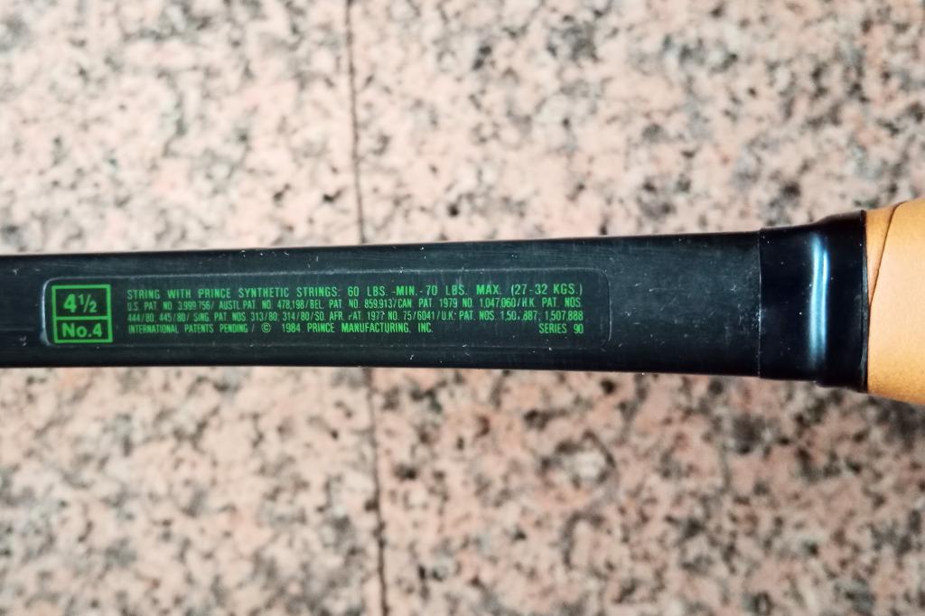 Rare tennis racket : Prince POG 90 racquet for sale, Sports Equipment ...