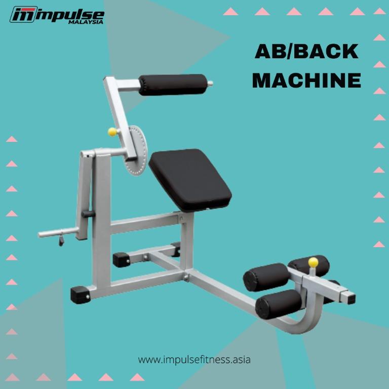 Ready Stock GYM FITNESS AB BACK MACHINE