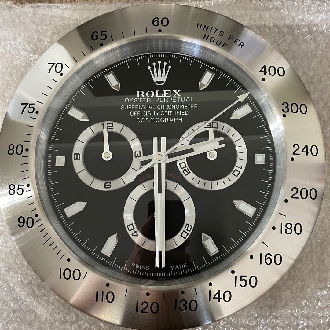 ROLEX WALL CLOCK DAYTONA, Luxury, Watches on Carousell