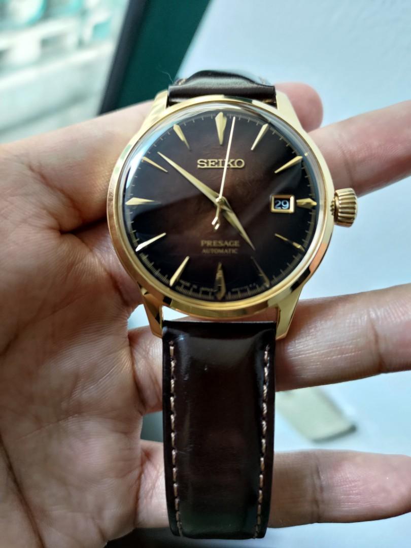 Seiko Presage Limited Edition Old Fashioned Cocktail Time SRPD36Jl, Luxury,  Watches on Carousell