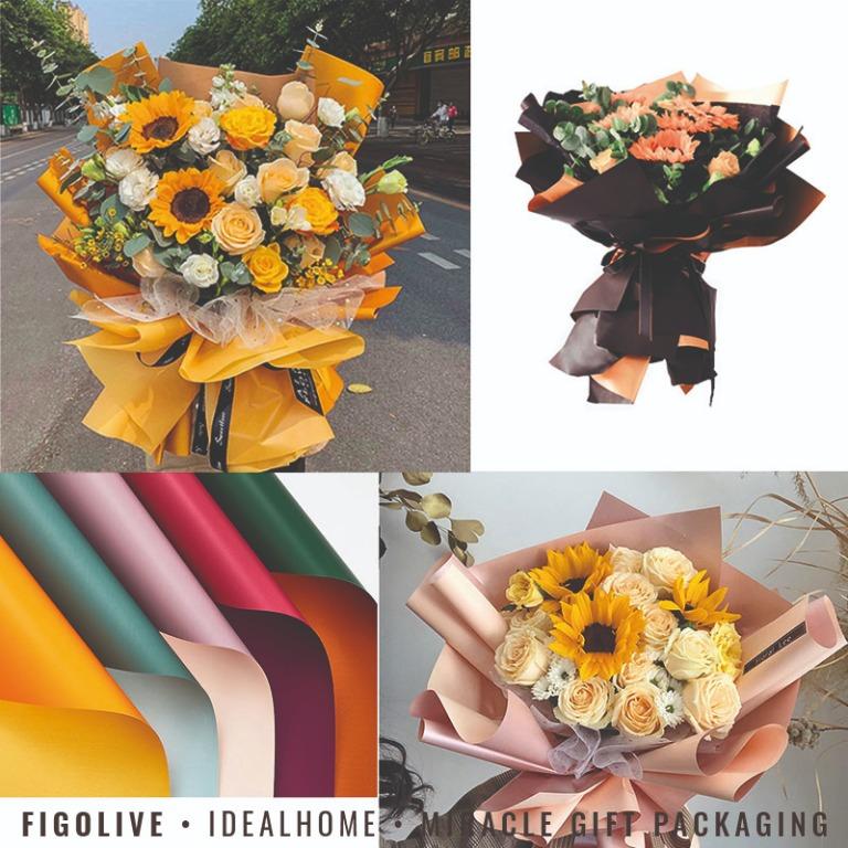 Double-sided Waterproof Flower Wrapping Paper –