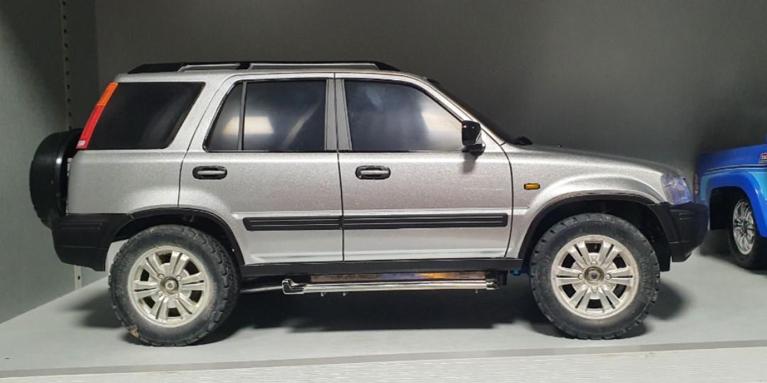 Rare Shelf queen Tamiya RC Cc01 1/10 Silver Honda crv, Hobbies & Toys