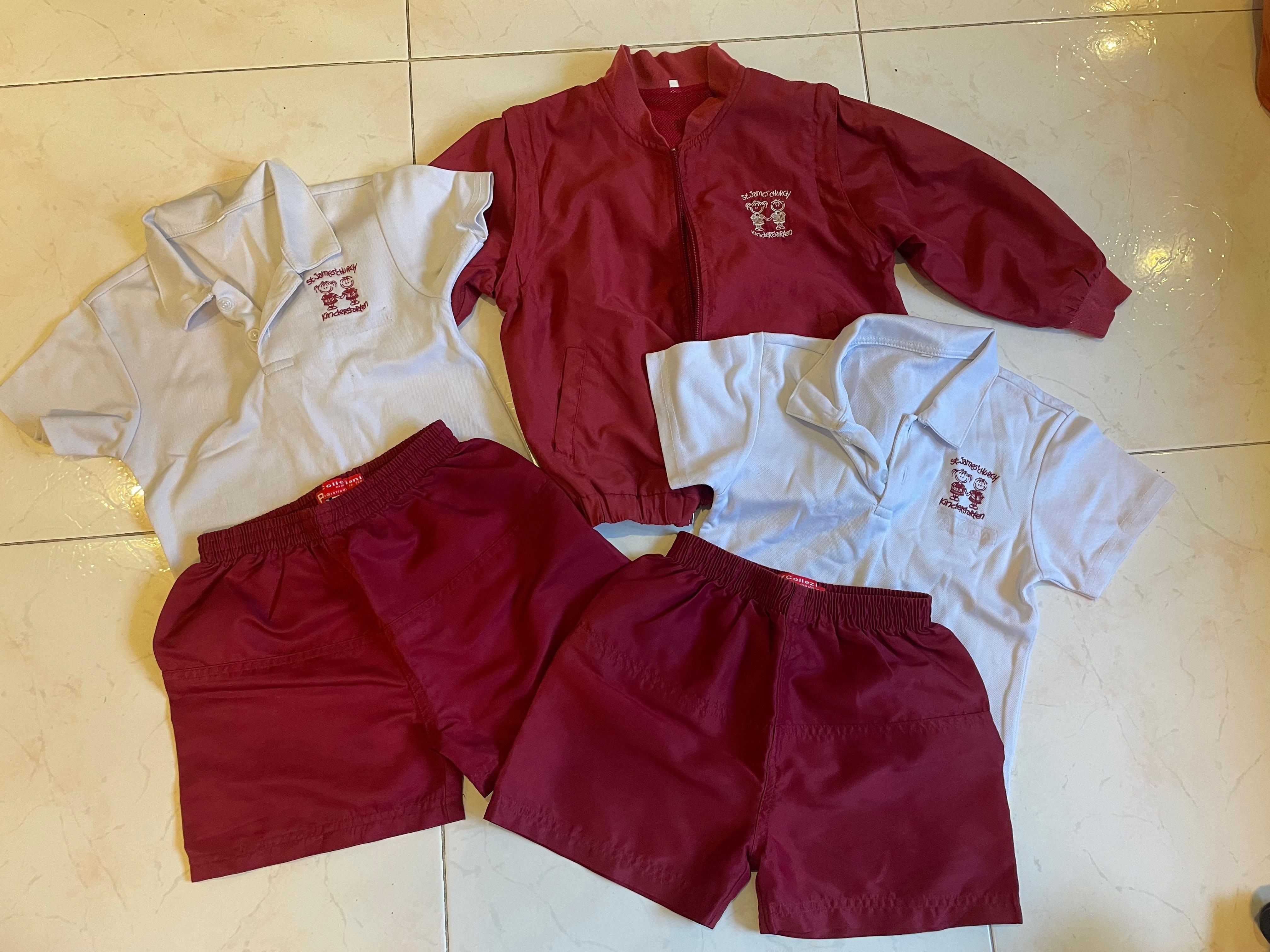 SJCK nursery uniform plus jacket, Babies & Kids, Babies & Kids Fashion