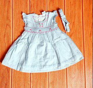 Smocked Dress size 6-12m New With Tag