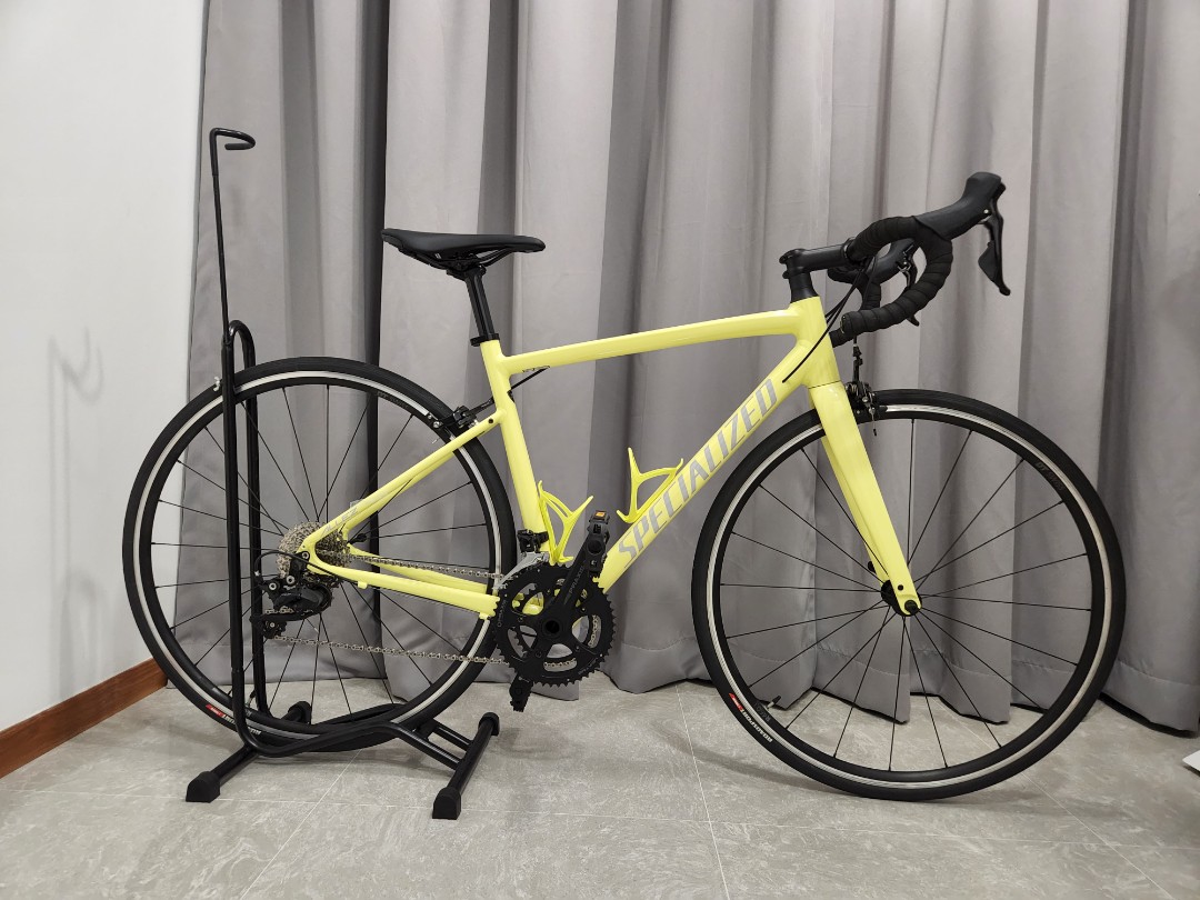 Specialized Allez Elite 2021 Gloss Ice Yellow Dove Grey Road