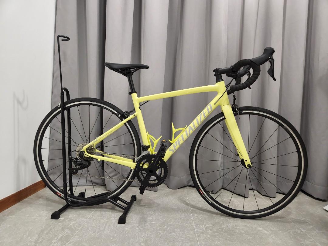 Specialized Allez Elite 2021 Gloss Ice Yellow Dove Grey Road bike