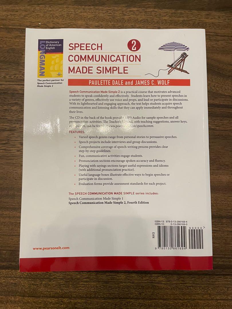 GLT1012 Speech Communication Made Simple, Hobbies & Toys, Books