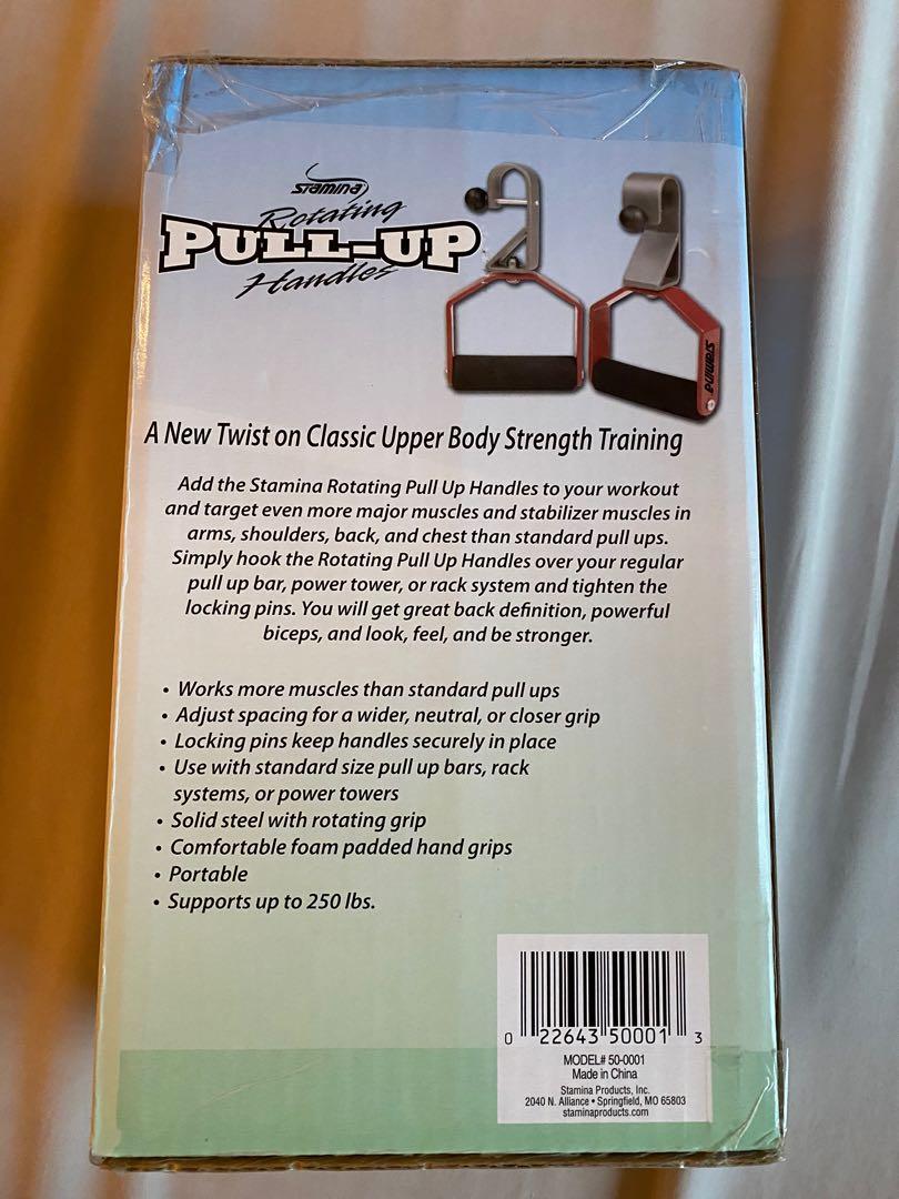 Stamina rotating 2025 pull up handles