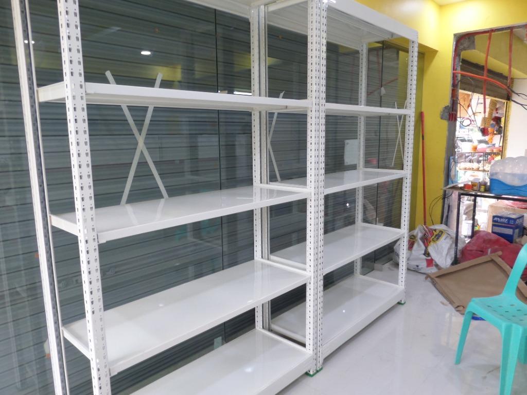 Steel rack steel shelves open racks boltless type commercial rack made ...