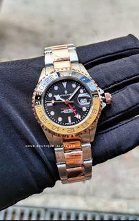 Steinhart Ocean 1 42mm Black Khaki Ceramic Automatic GMT Watch