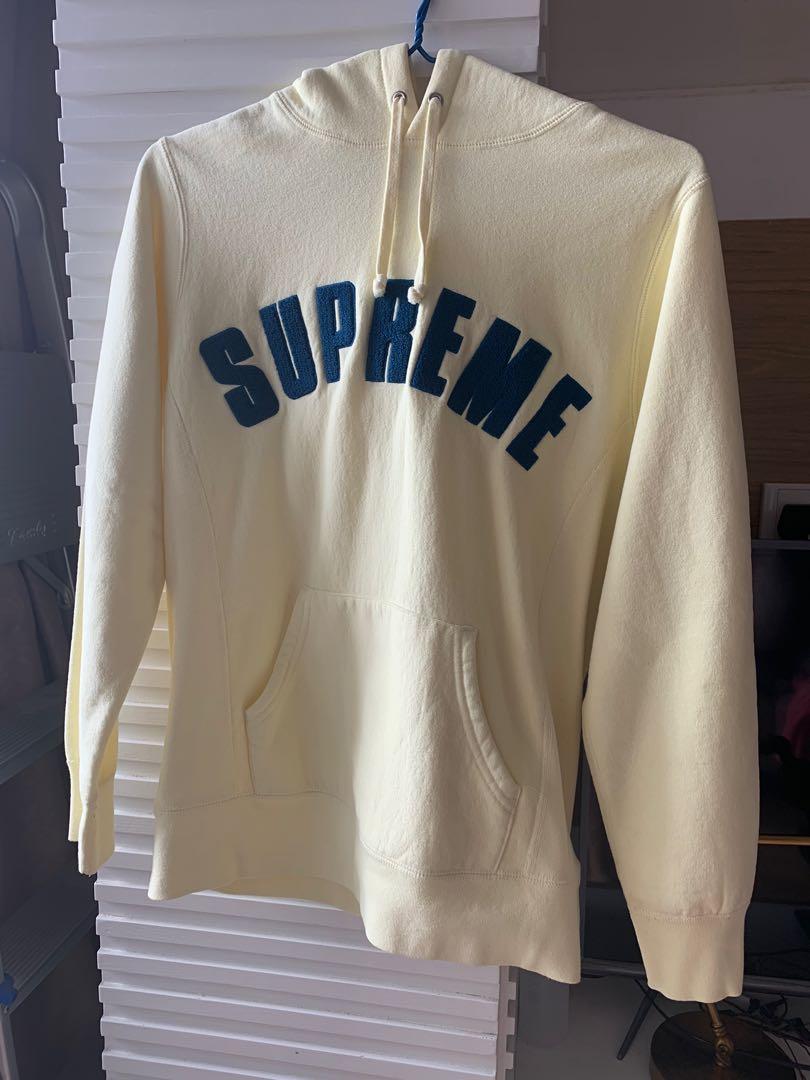 Supreme 17Ss/Chenille Arc Logo Hooded Sweatshirt/Hoodie 衛衣, 男裝