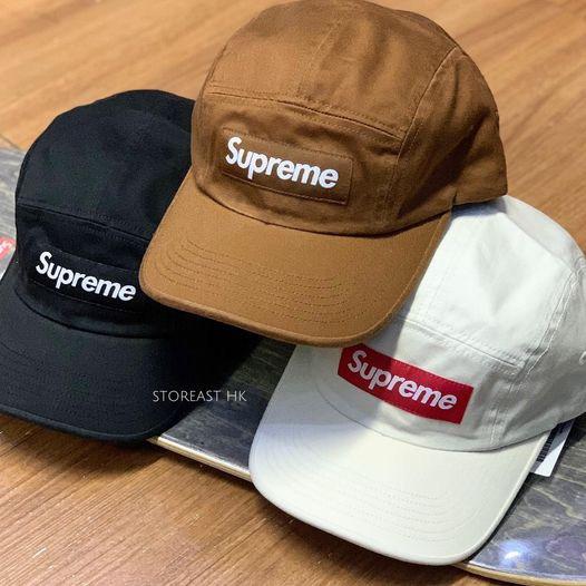 Supreme Washed Chino Twill Camp Cap (3Colors) Made in USA, 男裝