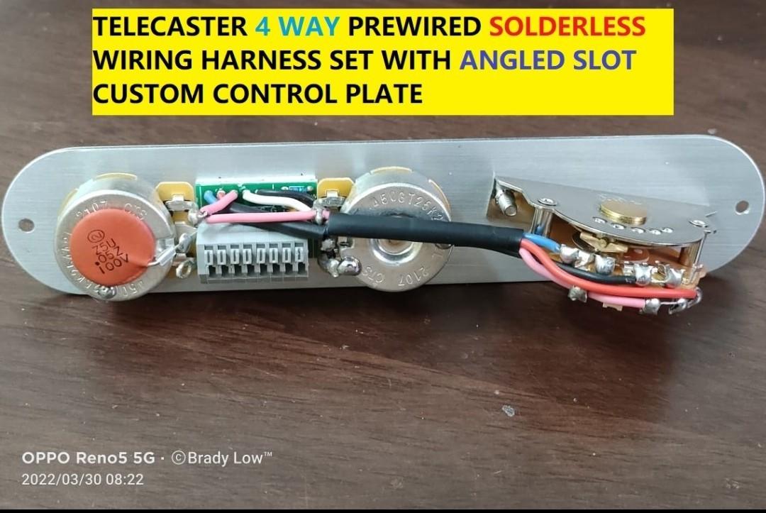 Telecaster solderless new arrivals wiring harness