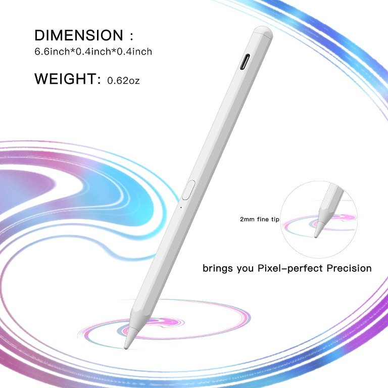"Tilt Sensitivity Palm Rejection Stylus pencil for Apple iPad(20182021