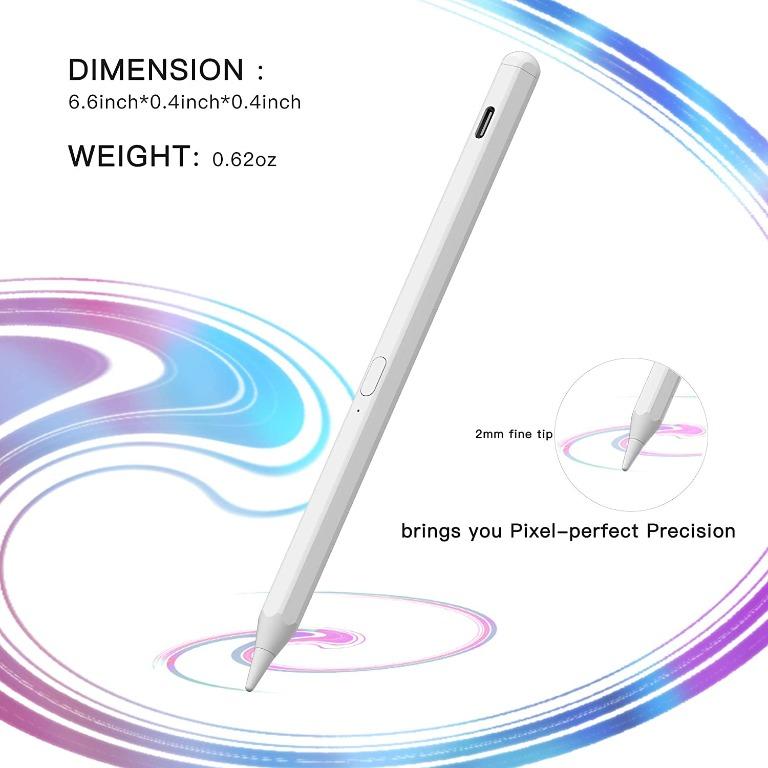 "Tilt Sensitivity Palm Rejection Stylus pencil for Apple iPad(20182021