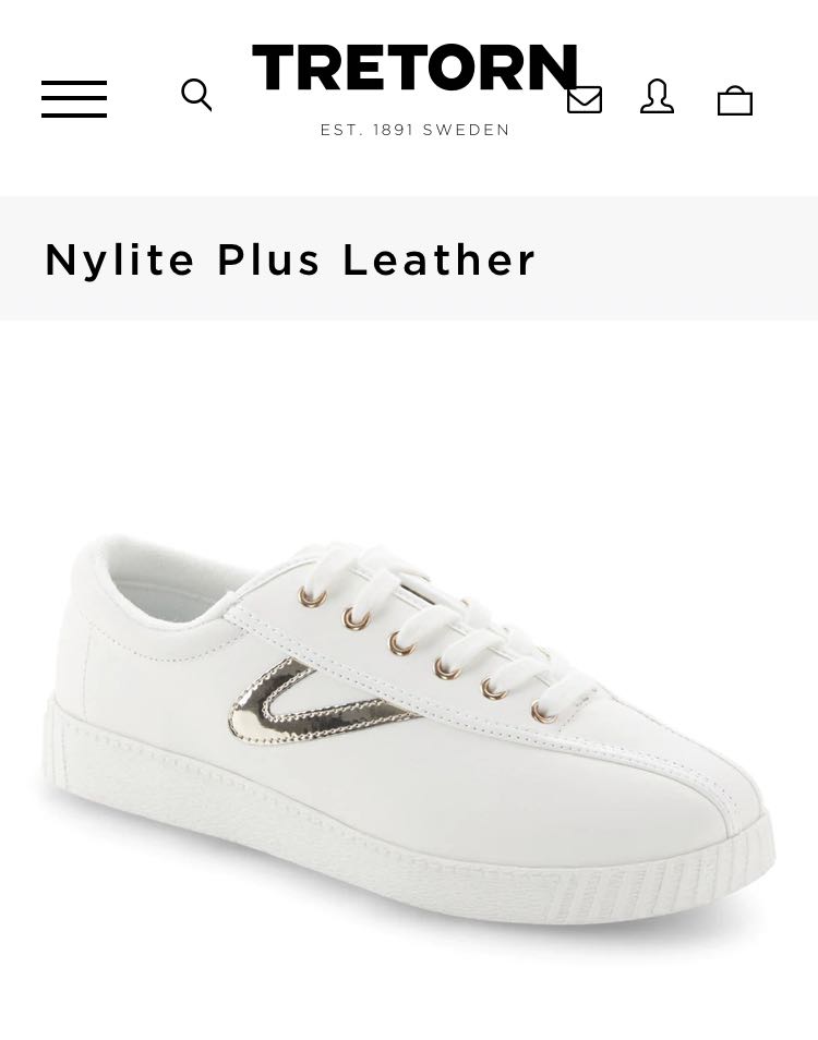 tretorn nylite plus leather