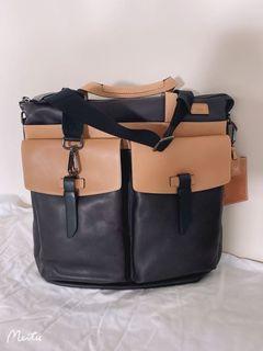 TUMI Whitfield Helmet Leather Tote Bag
