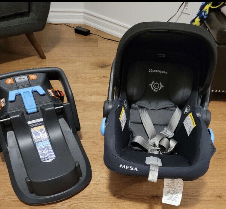 Uppababy Mesa Baby car seat and base and net, Babies & Kids, Going Out