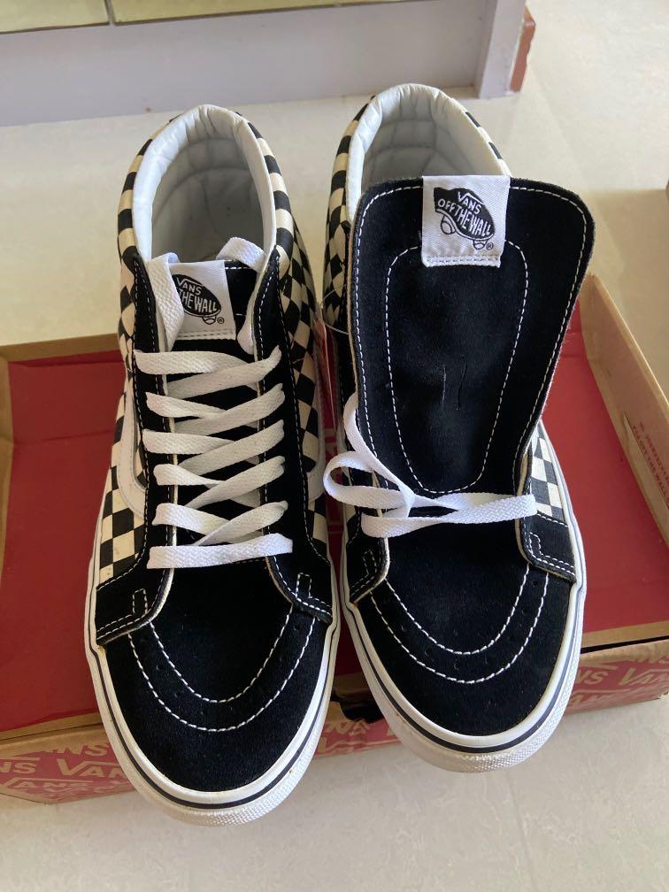 Vans Sk8 Mid Reissue Checkerboard Men s Fashion Footwear