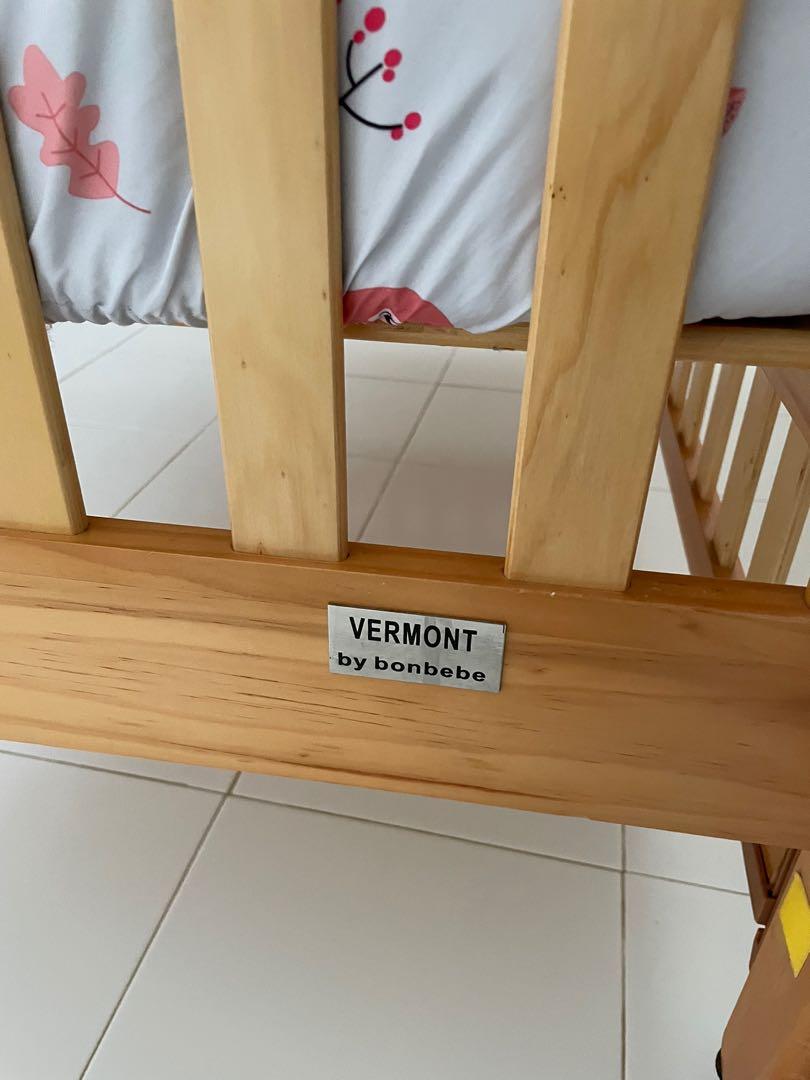 Vermont cot with or without mattress, Babies & Kids, Baby Nursery