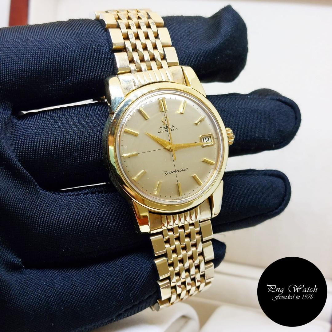 Omega seamaster deals 1966 gold