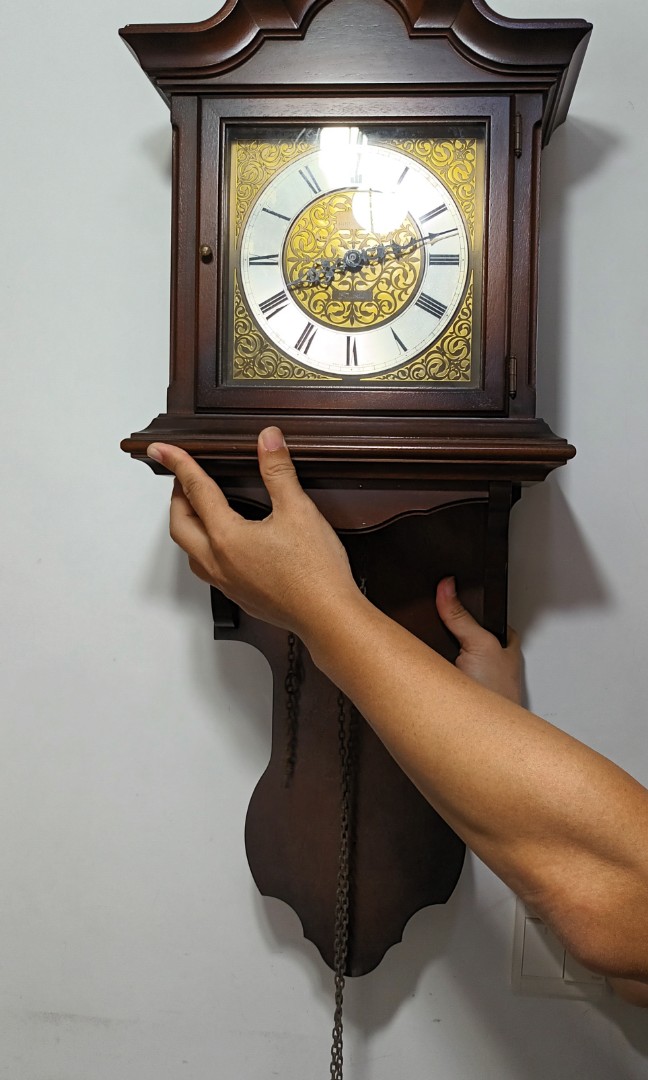 Vintage Junghans Old Grandfather's Clock, Hobbies & Toys, Memorabilia