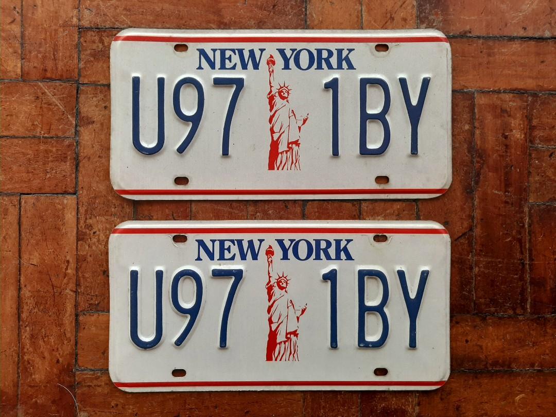 Vintage New York license plates, Hobbies & Toys, Memorabilia