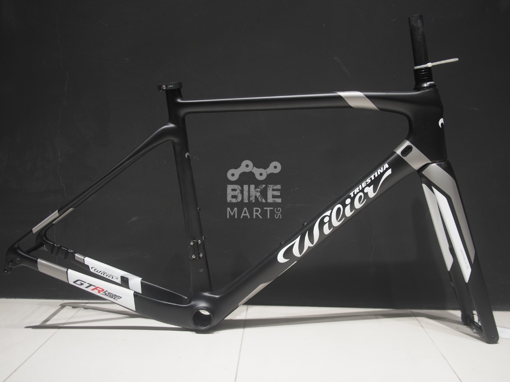 Wilier GTR Team Disc Black White Matt Frameset Sports