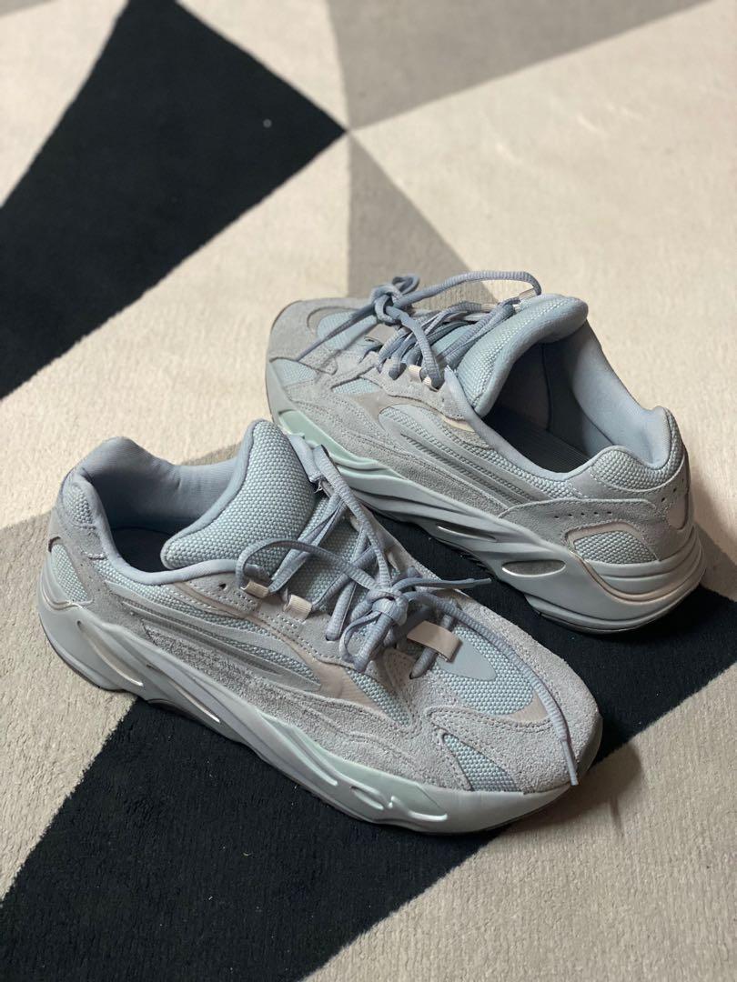 yeezy boost 700 v2 hospital blue on feet