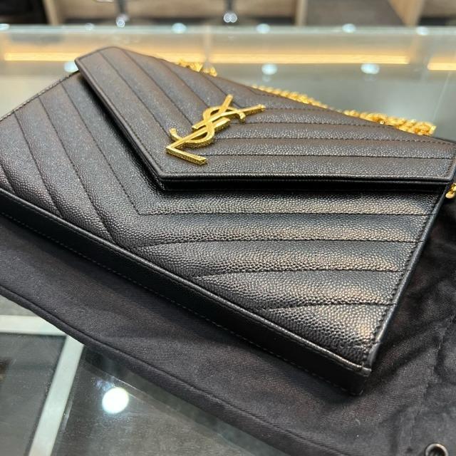 SOLD) Brand New Ready Stock YSL WOC in Black with GHW YSL Kuala Lumpur  (KL), Selangor