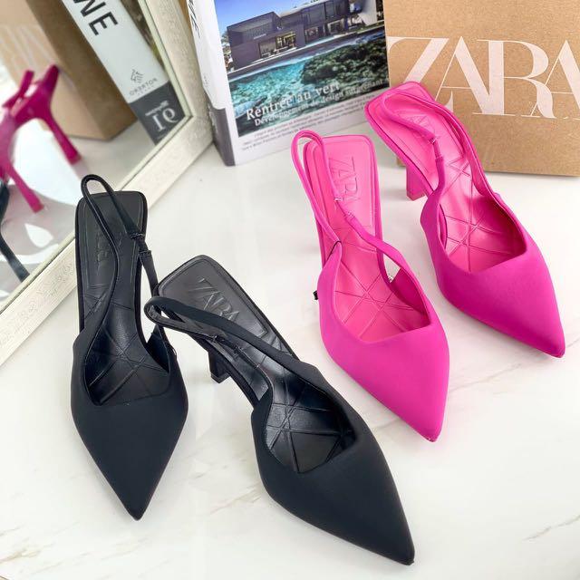 Zara high heels pink fushia best seller 