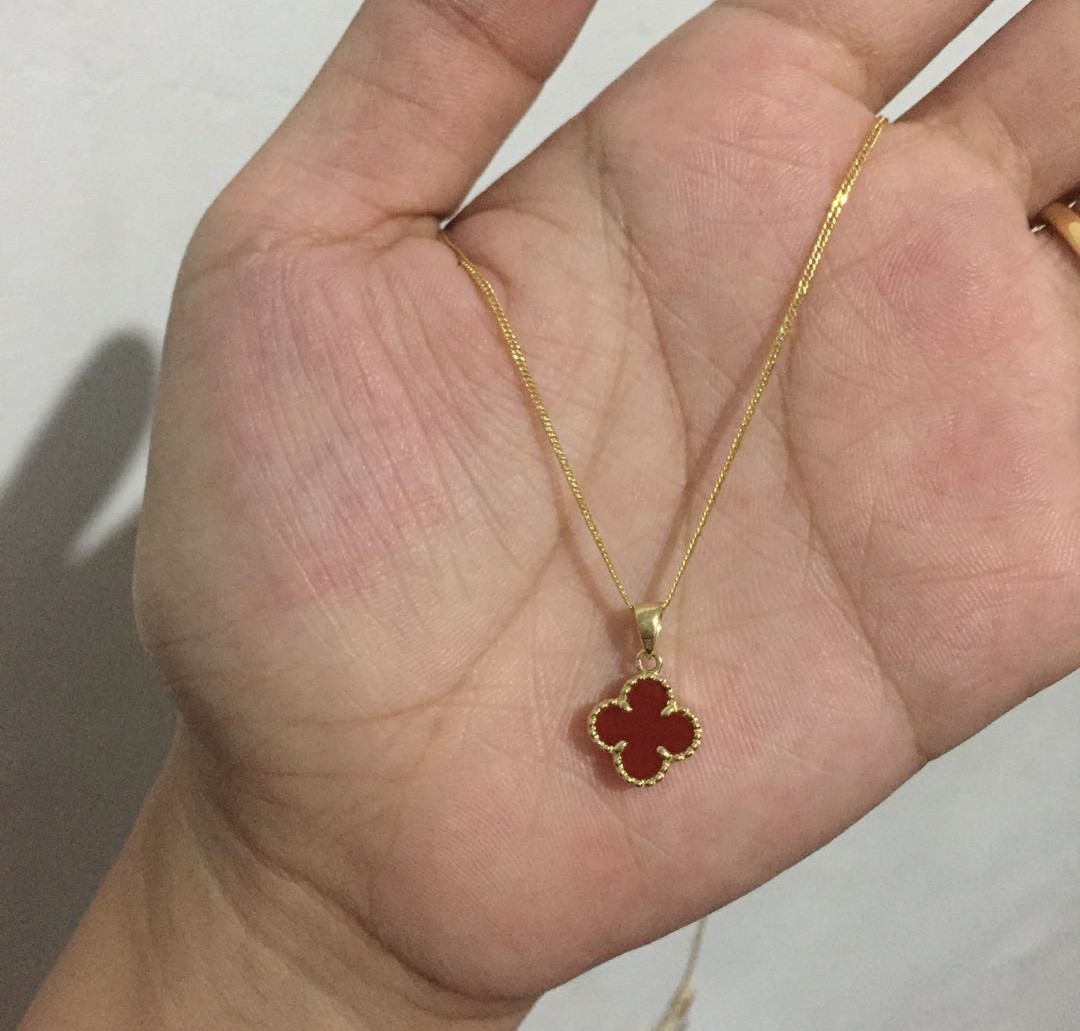 Vca sales necklace red