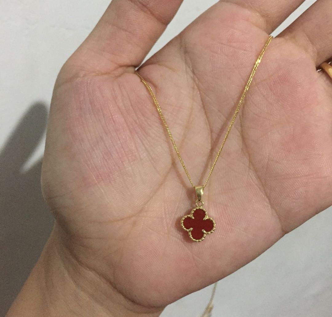 Vca red necklace cheap