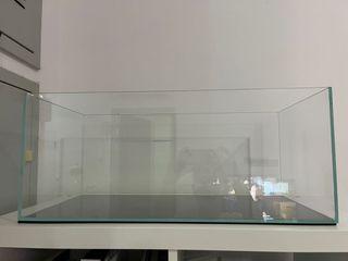 60p Low Profile Crystal Glass Fish Tank