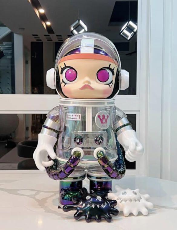 全新未拆大久保400% molly 限量透明instinctoy mega mega 泡泡瑪