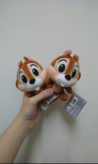 ◆ HKdisney迪士尼chip and dale鋼牙大鼻公仔掛飾◇