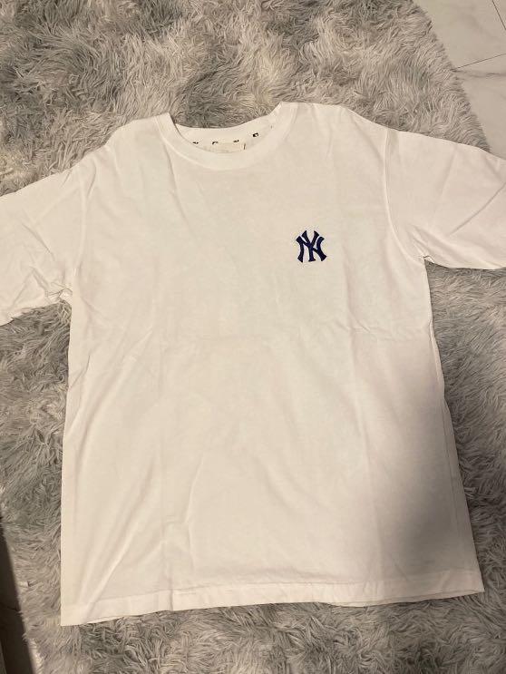 MLB Korea - Love Heart Couple Overfit T-Shirt - NY Yankees White2 / L