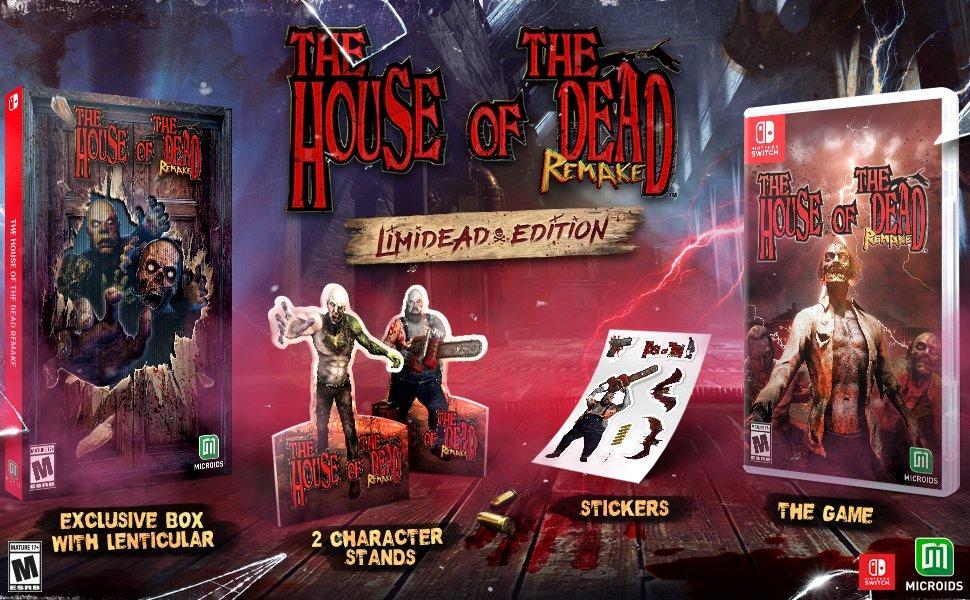 全新NS SWITCH 死亡鬼屋重製版限定版THE HOUSE OF THE DEAD : Remake