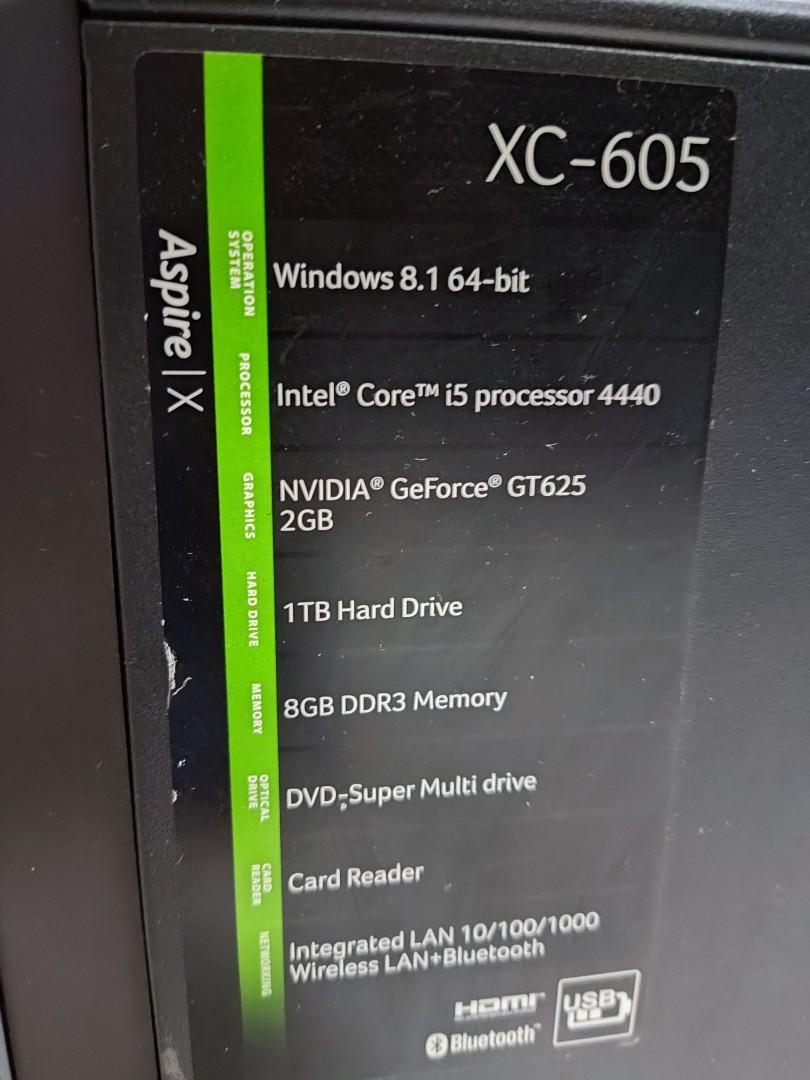 Acer XC 605 CPU i5 1TB 8GB