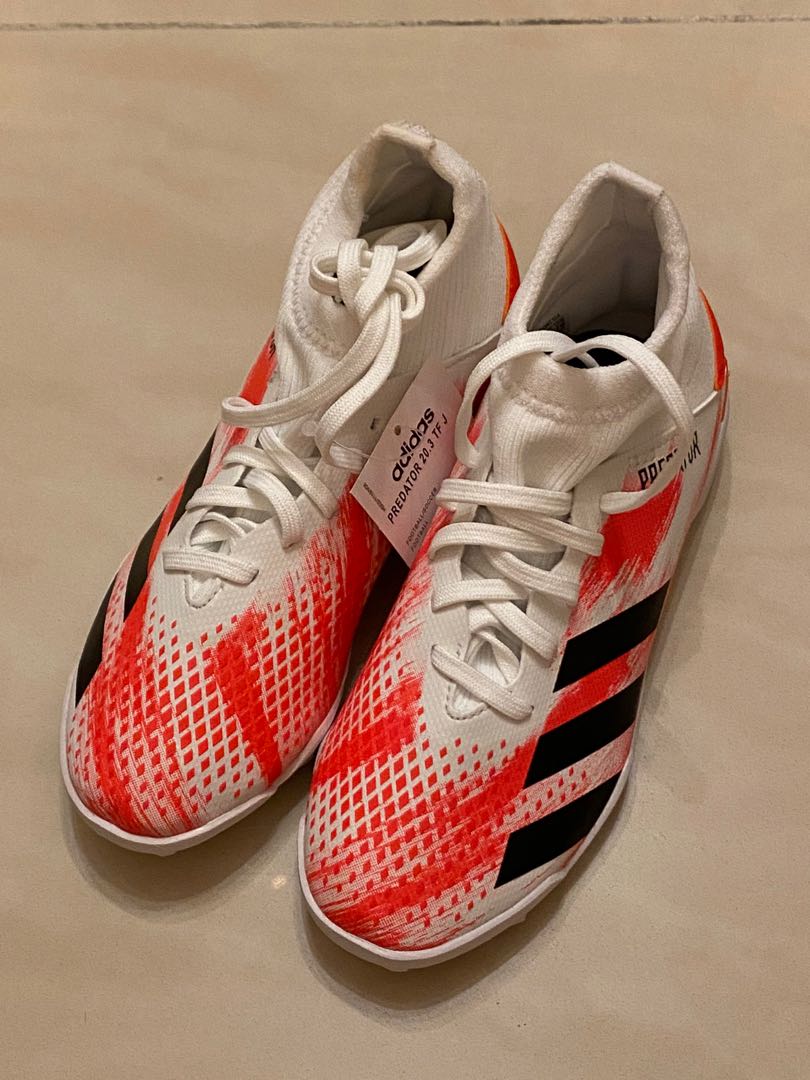 Adidas Predator 20.3 TF J US 2.5, 兒童＆孕婦用品, 嬰兒及小童流行時尚- Carousell
