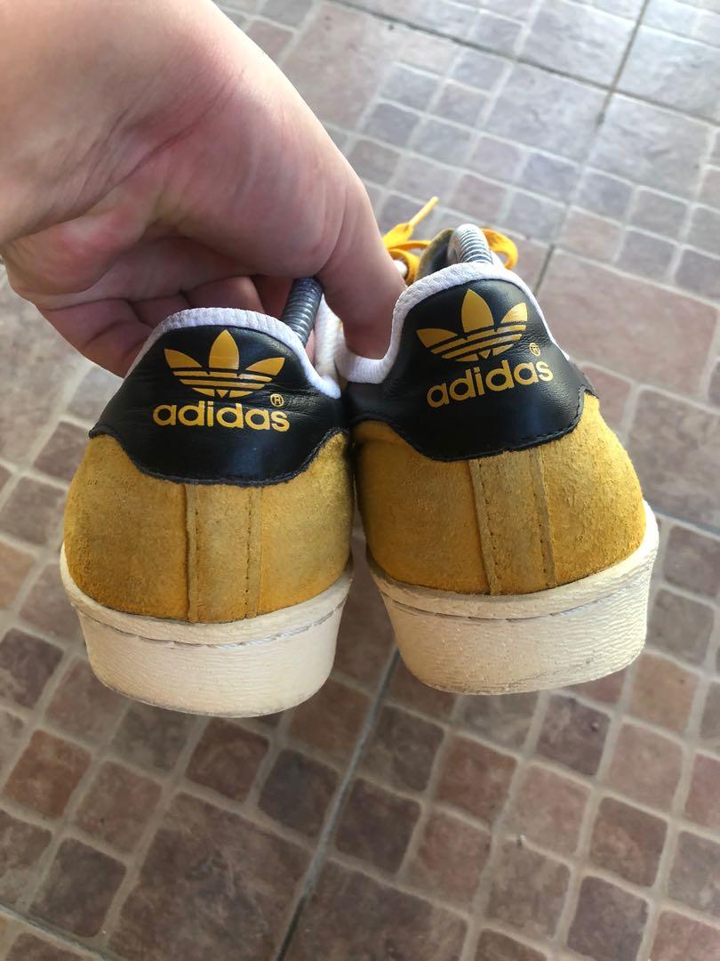 Adidas superstar 80s mens yellow deals