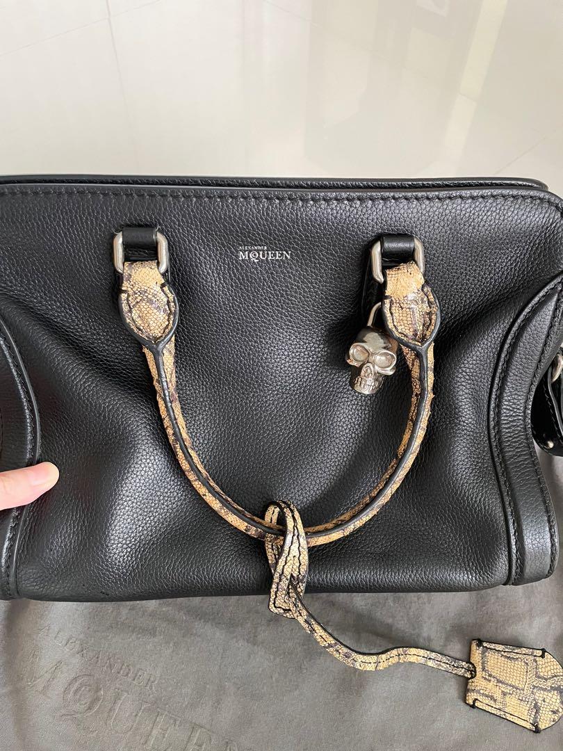 Alexander mcqueen hotsell padlock satchel