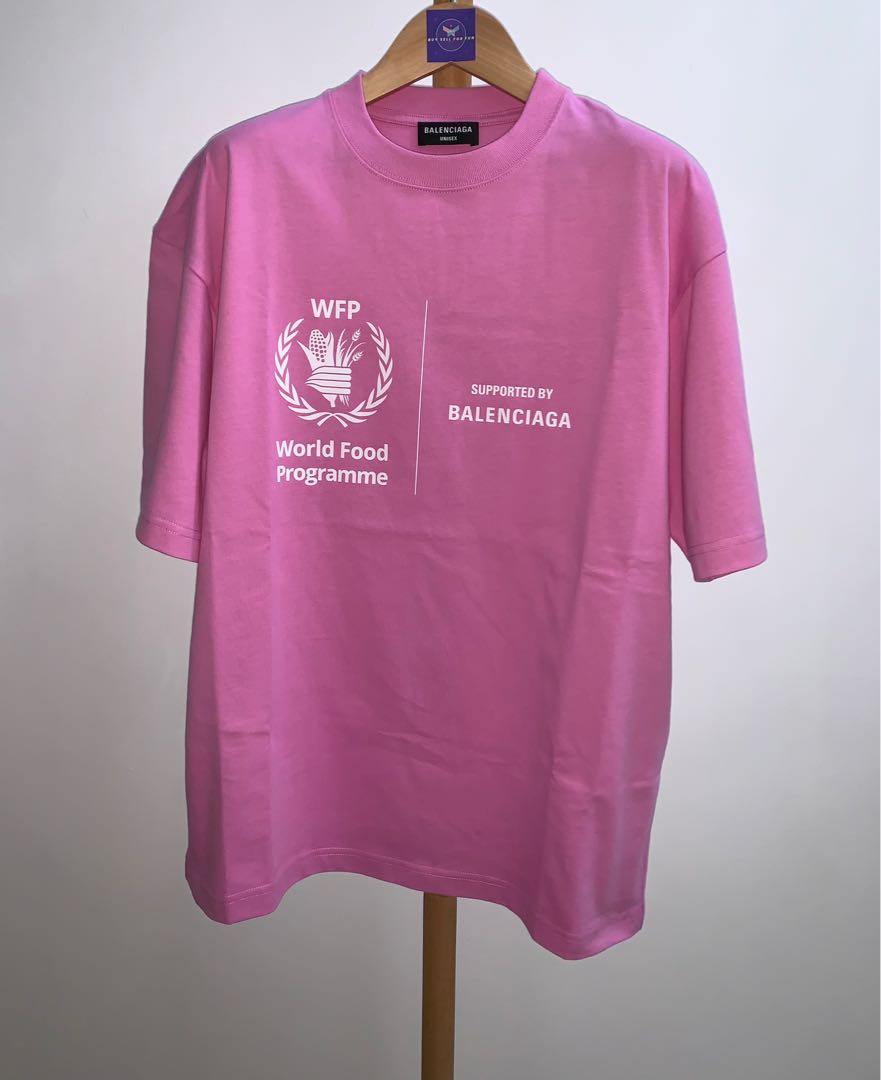 Balenciaga world food programme pink Clearance