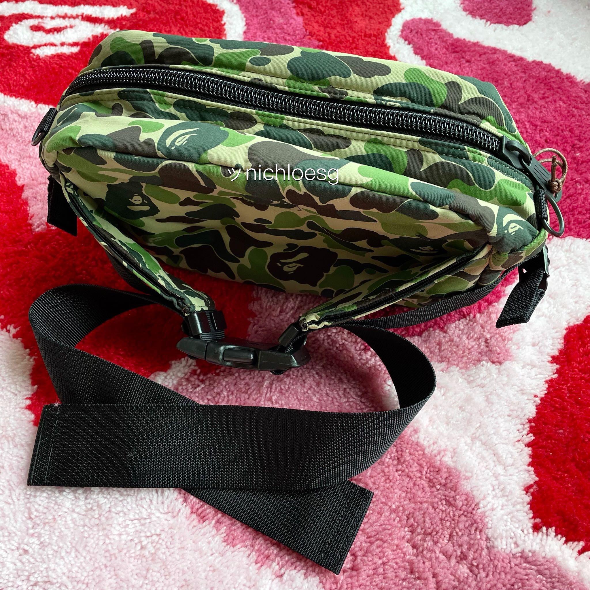 Bape 1st camo waist bag discount